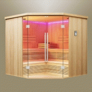 SAUNA D'ANGLE BOREAL® EVASION CLUB PRO 214C - 5 À 7 PLACES - 214*214*210_9
