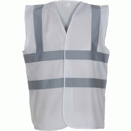 Gilet de sécurité avec fermeture velcro pratique et design polyvalent