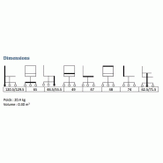 Fauteuil Président cuir avec renfort lombaire RIXON - cuir noir_9