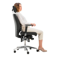 Siège BIOSWING garantie anti-mal-de-dos avec repose tête et système d'assise dynamique - 460 (femmes)