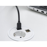 Bureau opératif simple et fonctionnel - OGI T - design élégant et personnalisable avec plateau mélaminé et système de gestion des câbles_9