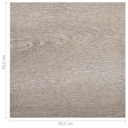 Vidaxl planches de plancher autoadhésives 20 pcs pvc 1,86 m² taupe 330155_9