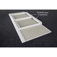 Système d'armoire mobile à rideau pour archives administratif matériel médical_9