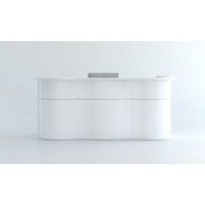 Banque d'accueil moderne et élégante WAVE - Design ondulé et configurations personnalisées_9