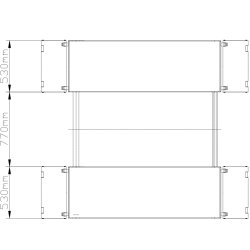 Pont à ciseaux mobile 4000kg / 120cm - 220V - CE - OreikO HYCD412
