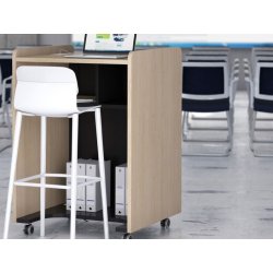 Banque d'accueil mobile BAM - Polyvalente, fonctionnelle et design - Fabrication française