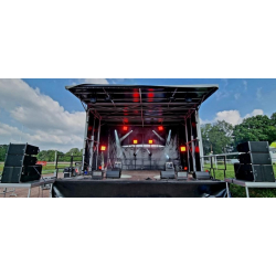 Podium passe partout 48 m² avec kit de bâche - EMS Stage 48