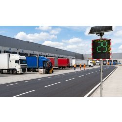 Radars pédagogiques  EVOLIS Vision - Matrice texte Full Led, visibilité optimale jusqu'à 200m