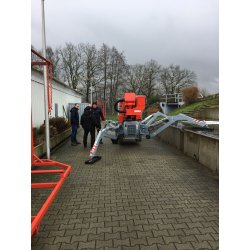 Nacelle araignée LEO24GT - Hauteur 24m - Déport 12m - Capacité 250kg - Motorisation bi-énergie