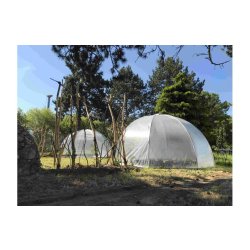 Serre de jardin octogonale pour  un espace de culture différent (10,43 m2) avec Ventilation par la pose d'un filet sur la porte- IGLOO avec ou sans tablette