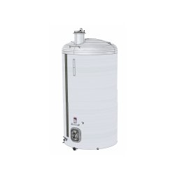 Cuve vinicole fibre à fond plat