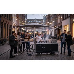 Cuisine mobile polyvalente et durable pour des ateliers de cuisine pédagogiques ou des prestations de cuisine de rue