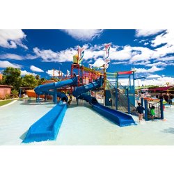 Toboggan aquatique - Conception et fabrication - Jeux ludiques pour piscine