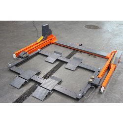 Pont élévateur mobile FA-TORO - 2,75 t / 2,3 m - électro-hydraulique, rampes d'accès et bras télescopiques