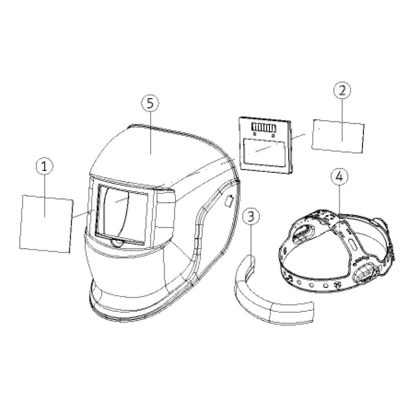 Casque automatique de soudure Schweisskraft VarioProtect M-W - DIN 9-13 - 1653990_1