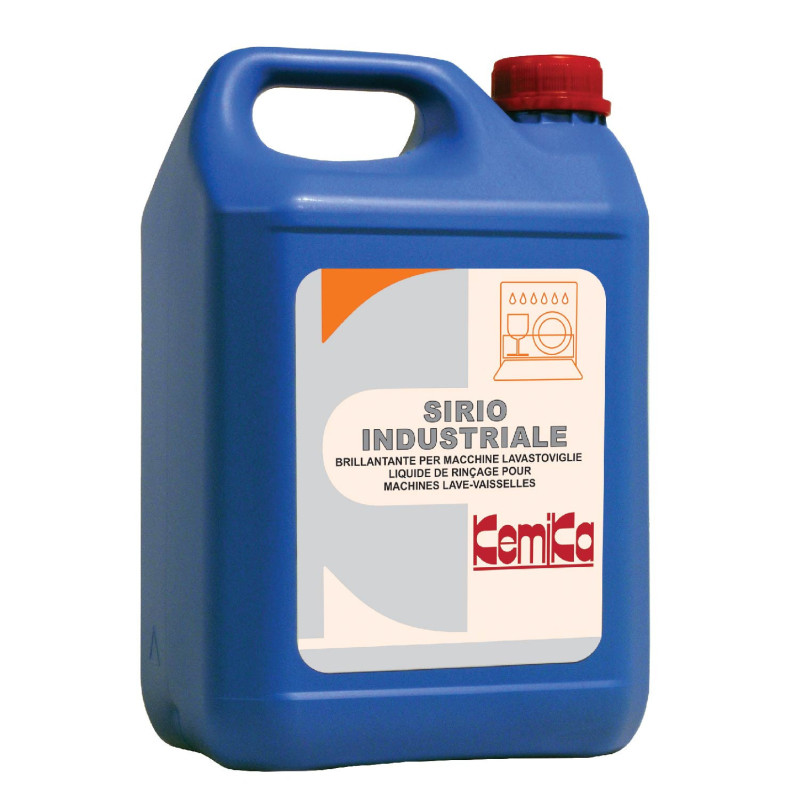Kemika sirio industriale liquide de rinçage peu moussant pour lave-vaisselle ph: 2.65 ± 0.2 bidon de 5l_1