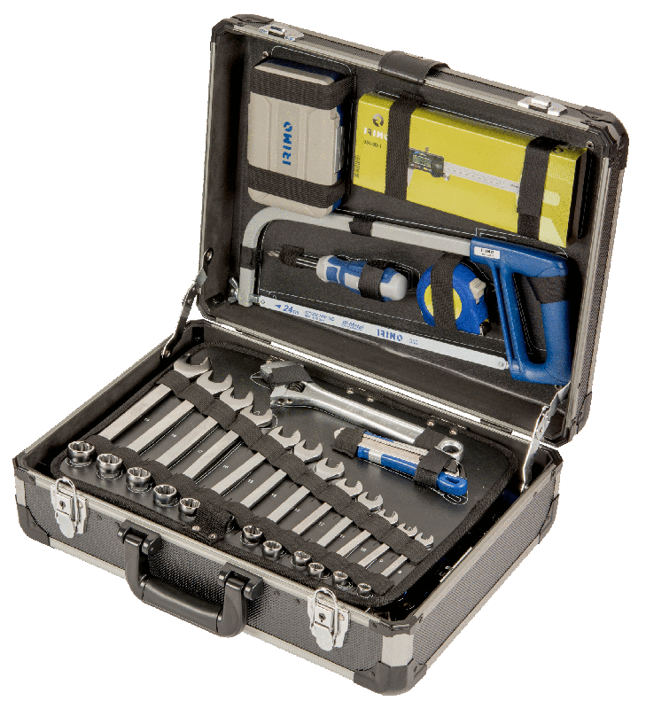 Malette à outils IRIMO - 145 pièces - Verrouillable avec poignée pour transport facile_1