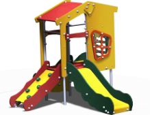 Structure de jeux combinees 1 tour gamme declik - dk10602i - crea equipements_1