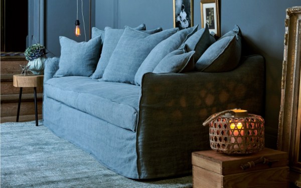 Canapé bâtard 3 places Cap Ferret 158 cm G/D - Home Spirit - Structure hêtre et assise Plumtex déhoussable_1