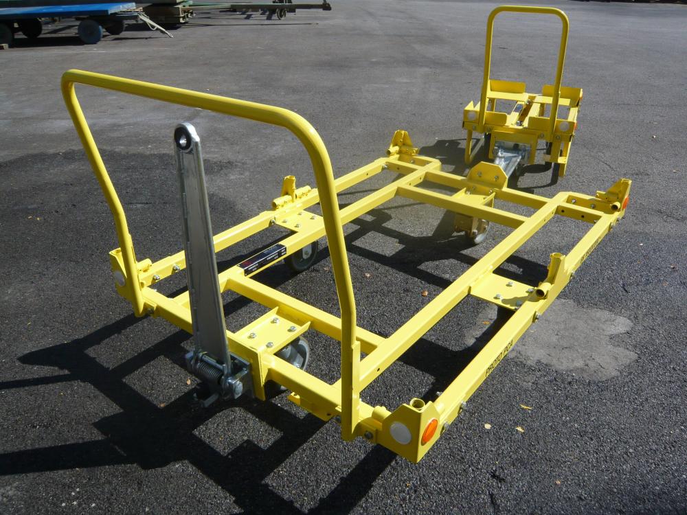 Remorque industrielle avec base roulante - Capacité 1T - MILOCO 3413_1