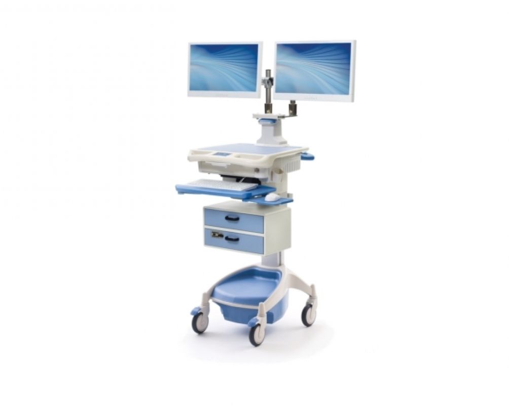 AccessPoint - Chariot informatique ergonomique System Med avec batteries 220V ou 24V_1