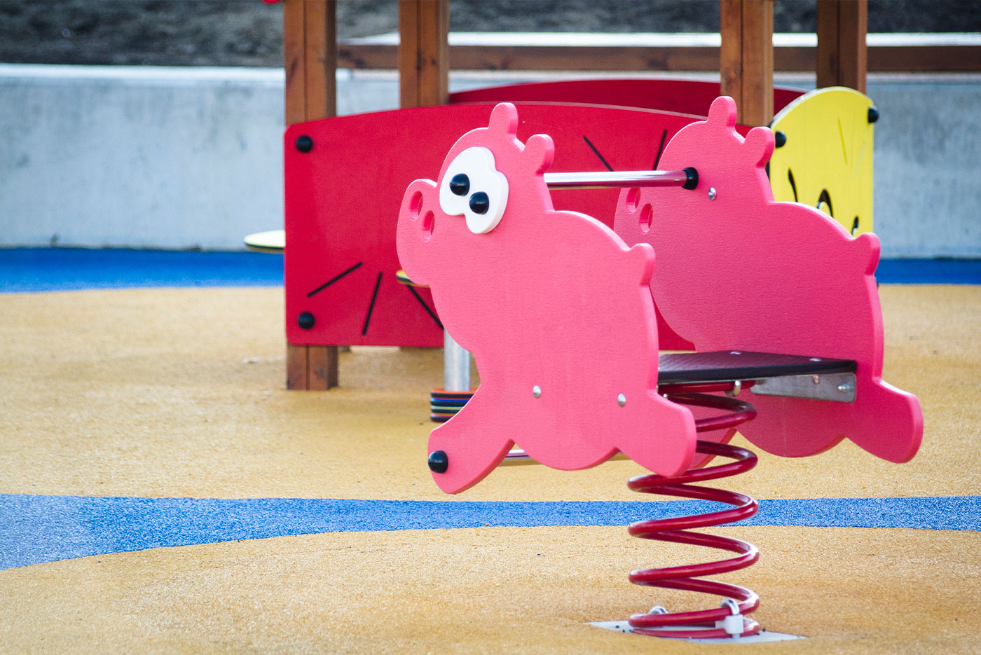 Jeu sur ressort Pig JFS13 - Matériaux résistants certifiés EN1176_1