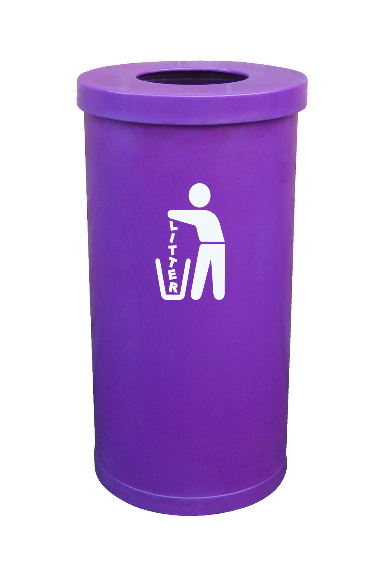 Poubelle personnalisable POP - 70L/bac - plastique recyclable et robuste pour tri sélectif_1