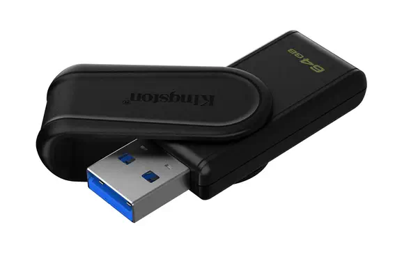 64GB Portable USB 3.2 Gen 1 DataTraveler Exodia S (Noir/Noir)_1