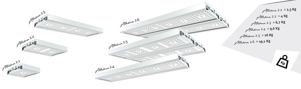 Athéna 2 - eclairages des grands espaces - lumieres de france - puissance 110w à 1290 w_1