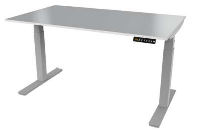 Bureau assis-debout électrique, idéal pour les manutentions à la bonne hauteur - YOURDESK INOX_1