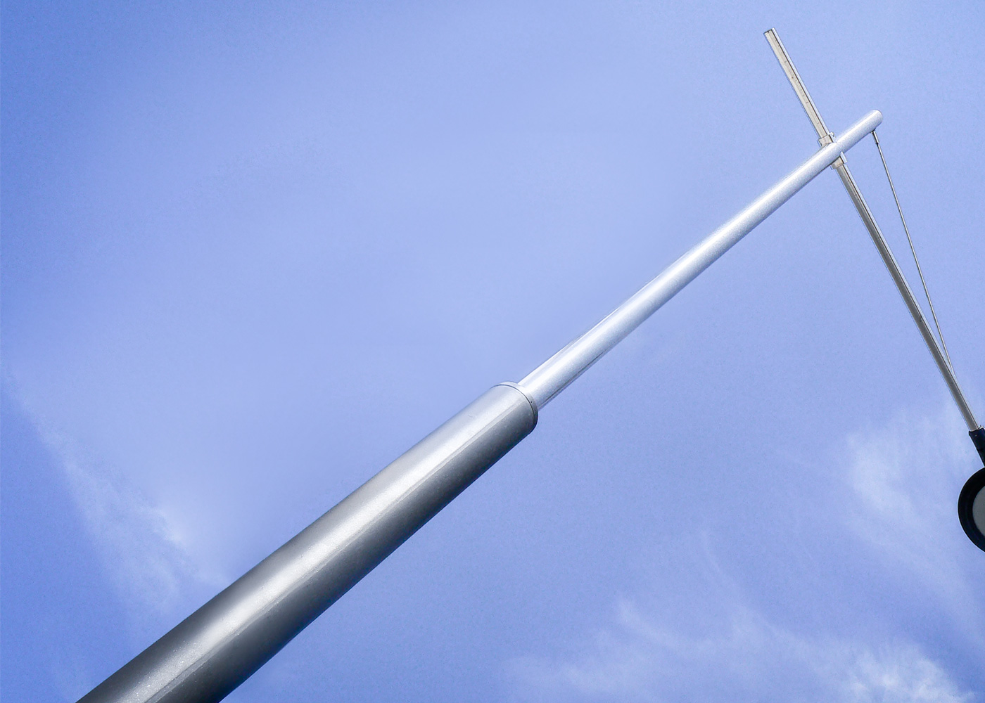 Mât résidentiel Stylum ICST60MA - acier galvanisé avec options de réhausse inox ou acier_1