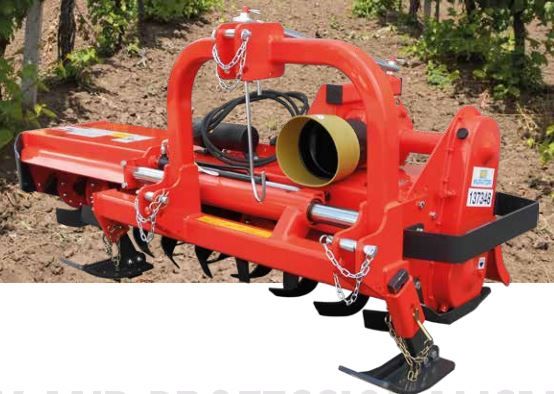 Mz9si - fraises et herses rotatives Muratori - puissance 70 CV - déportable hydraulique_1