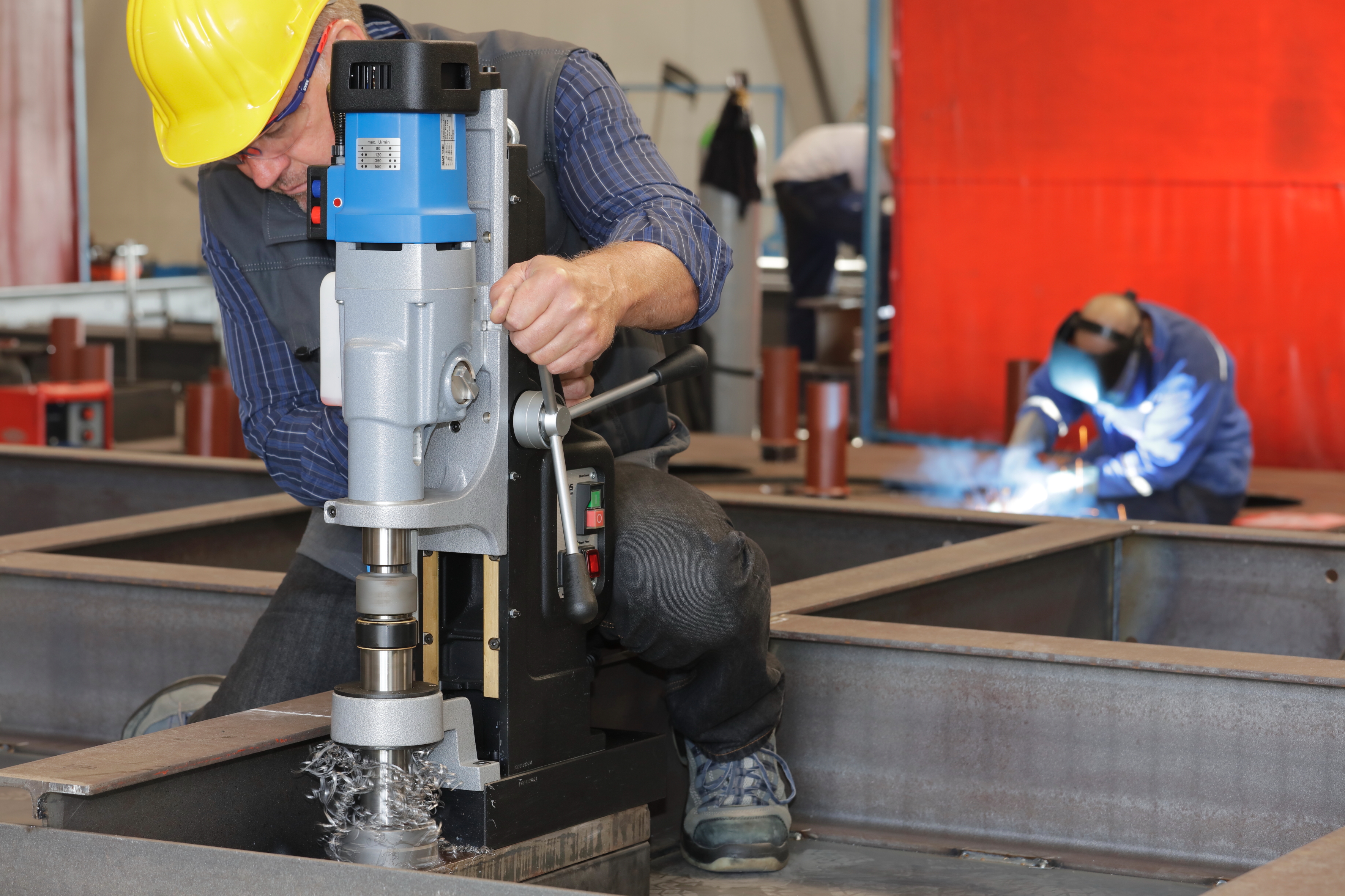 Perceuse  magnétique  - Puissance 2300W, Perçage Ø130 mm, Rotation droite/gauche - MAB 1300 - PROFIPLUS_1