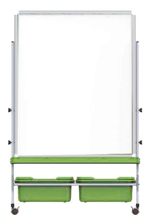 Tableau blanc mobile avec rangement - juk 601_1
