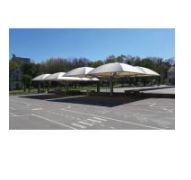 Abri parking Diamant / Calypso - modulable, toit aluminium anodisé, 1 à 4 modules_1