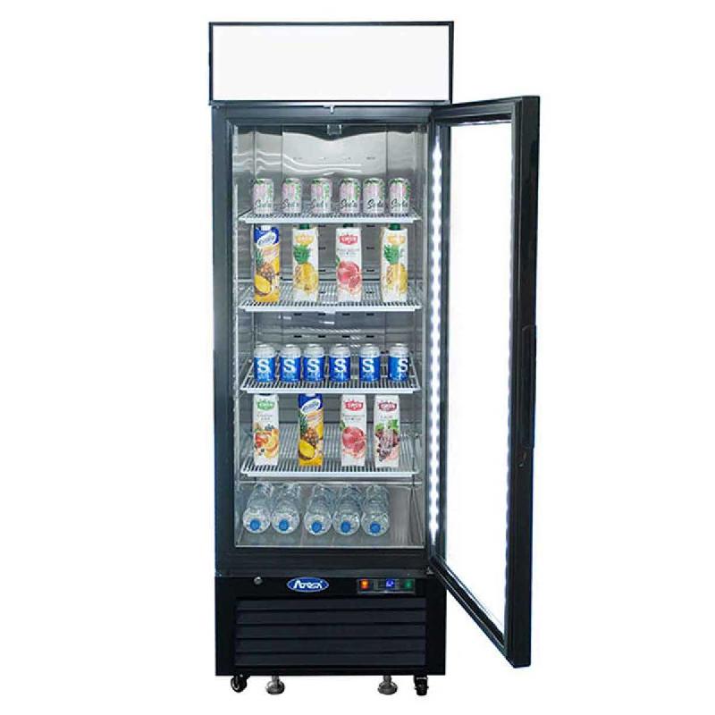 Armoire réfrigérée vitrée négative Noir 610L Atosa_1