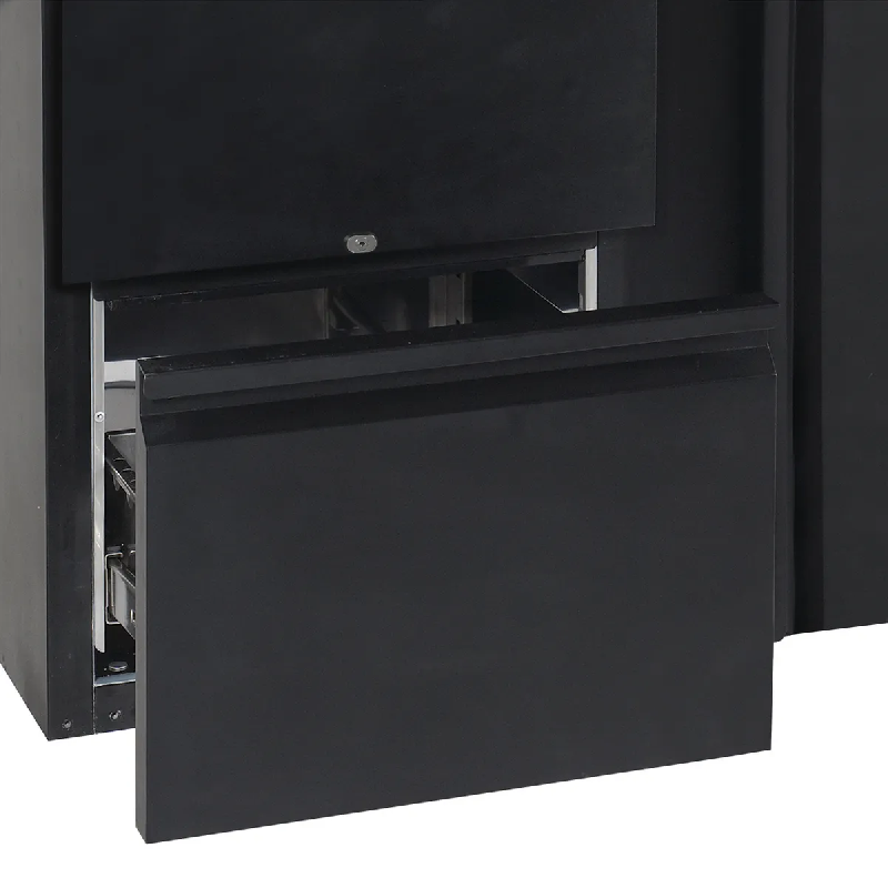Arrière bar réfrigéré 2 portes CBC210 noir TEFCOLD_1