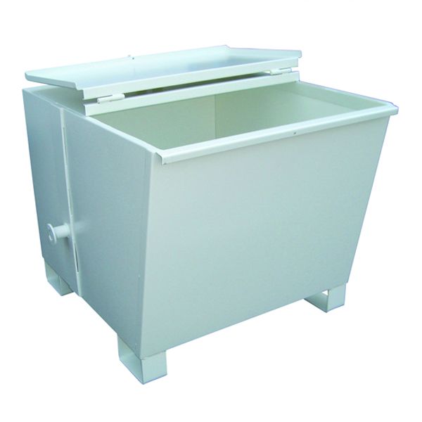 Benne basculante avec couvercle (BB) - 600 à 1200L - Fabrication française - Gerbable et personnalisable_1