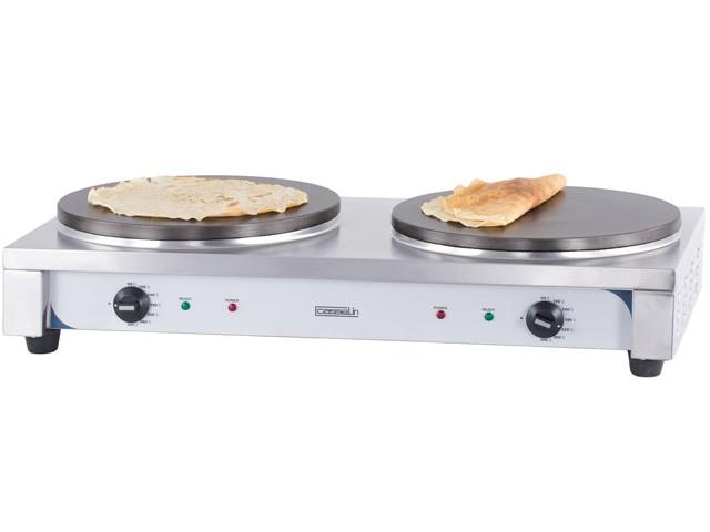 Crêpière électrique double - Ø 40 cm | Casselin - CCD40E_1