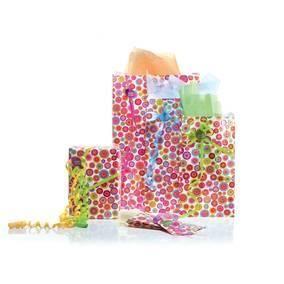 Pochettes cadeaux 'Cible' 12x4,5x20cm - par 250 - multicolore, papier couché_1