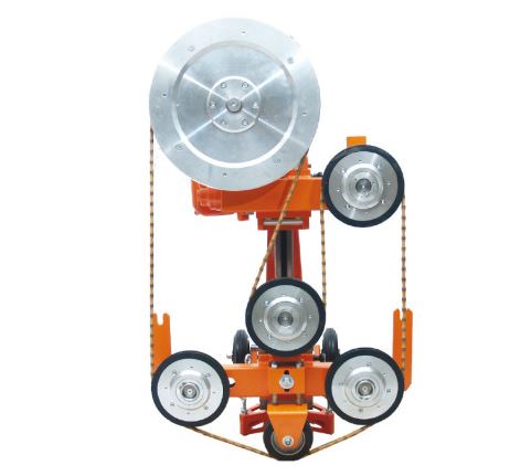 Scie à câble compacte KS400 - GÖLZ - Pour trémies 400 x 400 mm à 800 x 800 mm, avec bâti KB400 et moteur BBM33L 3,3 kW_1