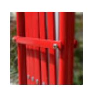 Barrière de regard extensible en acier thermo laqué anti-UV - Léger et robuste - Système de fermeture intégré_1