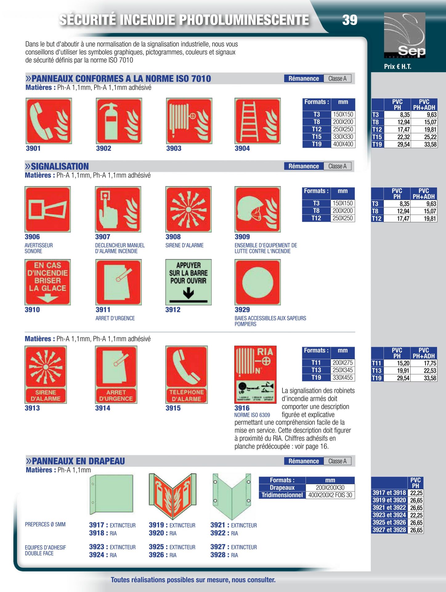 Panneau de signalisation photoluminescent - visibilité accrue pour sécurité_1