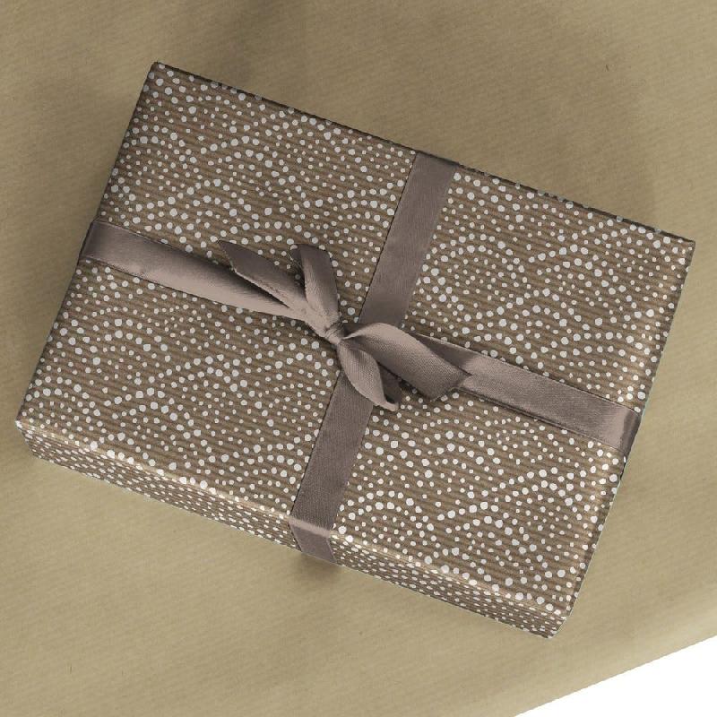 Papier cadeau Monts enneigés chocolat 0,70cm x50m_1