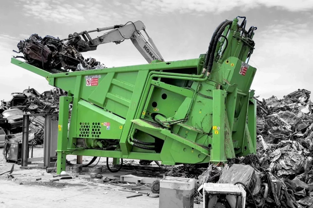 Presse-cisaille verticale autonome et mobile - Jusqu'à 3000T de force de coupe - i.CUT-2000_1