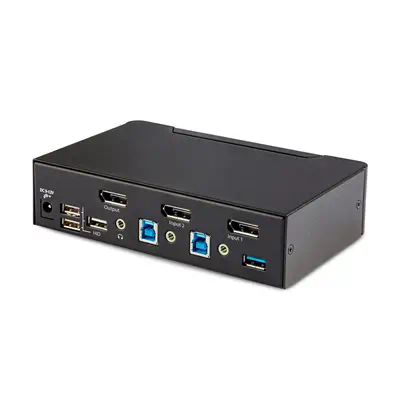 Switch KVM DisplayPort 2 Ports - 8K 60H/4K 144Hz, àÉcran Unique, DisplayPort 1.4, 2 Ports USB 3.0, 4x_1