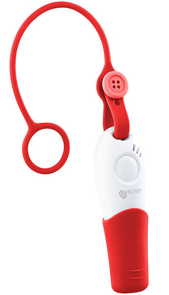 Alarme personnelle d'urgence connectée HelpID - avec lanière de fixation et GPS - 75 x 25 x 20 mm_1