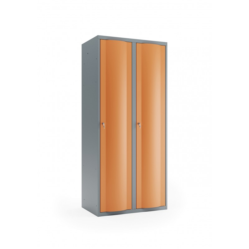 Armoire métallique à porte bombée – Vestiaire multicases en acier de haute qualité, verrouillable, dimensions et options modulables_1