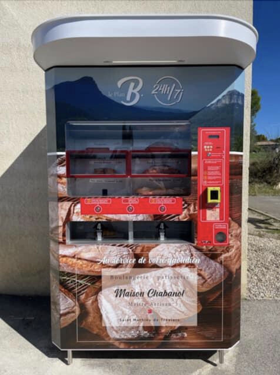 Distributeurs extérieur de pains, produits de boulangerie, pâtisserie et autres produits_1