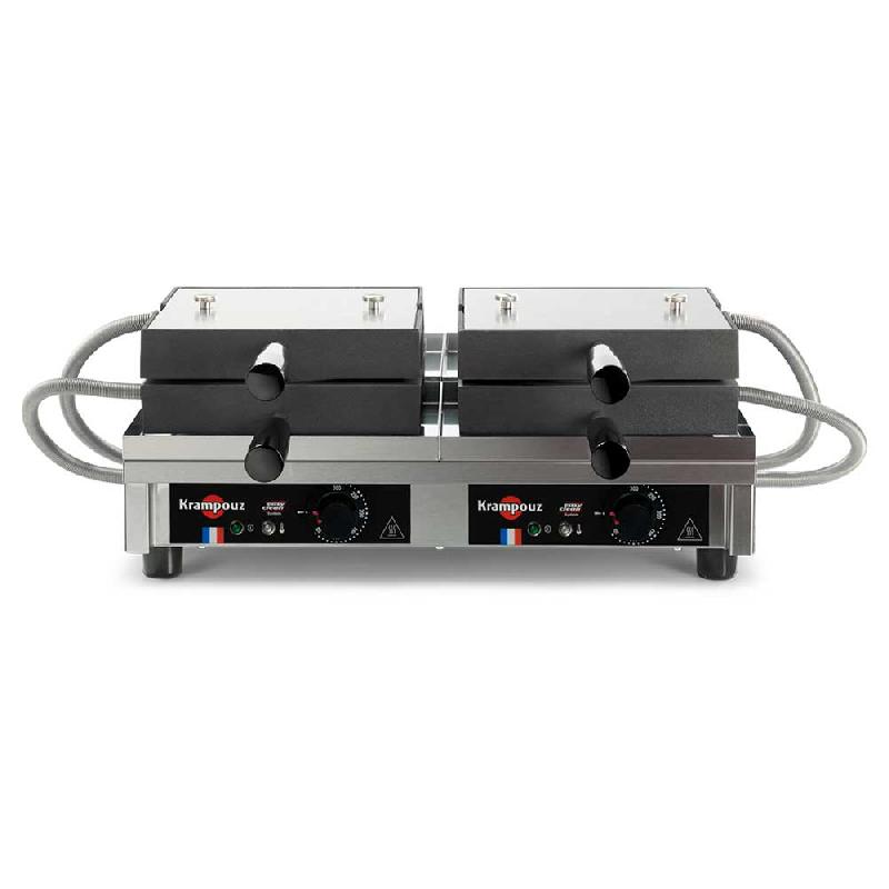 Gaufrier éléctrique double, ouverture 180 degrés - 4x6 Liège Paty | Krampouz - WECAGB_1